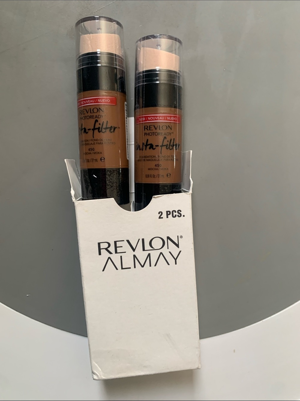 Revlon PhotoReady Insta-Filter Foundation Stick - Mocha 450 (2-Pack)